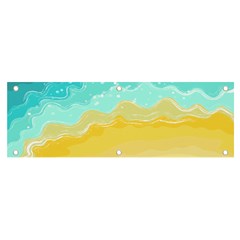 Abstract Background Beach Coast Banner And Sign 6  X 2 