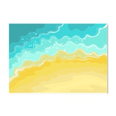 Abstract Background Beach Coast Crystal Sticker (a4) by anzea