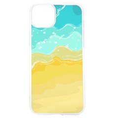 Abstract Background Beach Coast Iphone 15 Tpu Uv Print Case by anzea