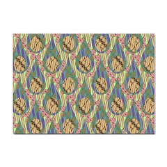 Tribal Background Boho Batik Sticker A4 (10 Pack)