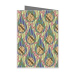 Tribal Background Boho Batik Mini Greeting Card Right