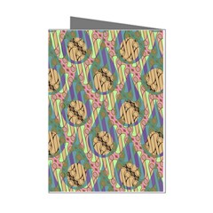 Tribal Background Boho Batik Mini Greeting Cards (pkg Of 8)