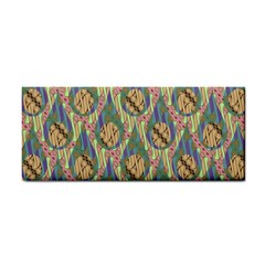 Tribal Background Boho Batik Hand Towel by anzea