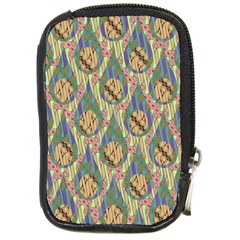 Tribal Background Boho Batik Compact Camera Leather Case by anzea