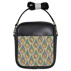 Tribal Background Boho Batik Girls Sling Bag