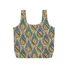 Tribal Background Boho Batik Full Print Recycle Bag (s) by anzea