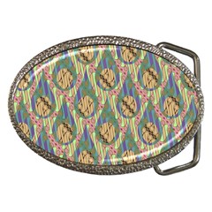 Tribal Background Boho Batik Belt Buckles