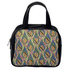 Tribal Background Boho Batik Classic Handbag (one Side) by anzea