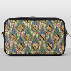 Tribal Background Boho Batik Toiletries Bag (one Side) by anzea