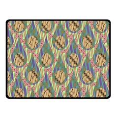 Tribal Background Boho Batik Fleece Blanket (small)