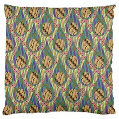 Tribal Background Boho Batik Standard Premium Plush Fleece Cushion Case (one Side) by anzea