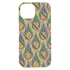 Tribal Background Boho Batik Iphone 15 Plus Black Uv Print Pc Hardshell Case by anzea