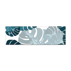 Monstera Leaves Background Sticker Bumper (10 Pack)