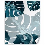 Monstera Leaves Background Canvas 11  x 14  10.95 x13.48  Canvas - 1