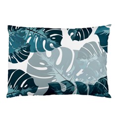 Monstera Leaves Background Pillow Case