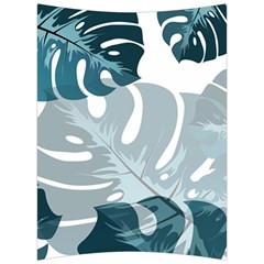 Monstera Leaves Background Back Support Cushion