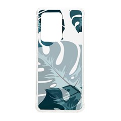 Monstera Leaves Background Samsung Galaxy S20 Ultra 6 9 Inch Tpu Uv Case