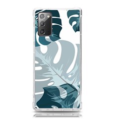 Monstera Leaves Background Samsung Galaxy Note 20 TPU UV Case