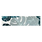 Monstera Leaves Background Banner and Sign 4  x 1  Front