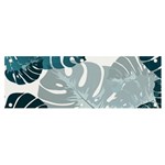 Monstera Leaves Background Banner and Sign 6  x 2  Front