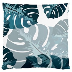 Monstera Leaves Background 16  Baby Flannel Cushion Case (two Sides)