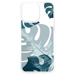 Monstera Leaves Background iPhone 15 Plus TPU UV Print Case Front