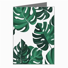 Illustrations Monstera Leafes Greeting Card by anzea