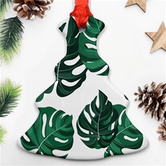 Illustrations Monstera Leafes Ornament (christmas Tree) 