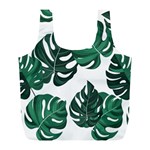 Illustrations Monstera Leafes Full Print Recycle Bag (L) Front