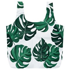 Illustrations Monstera Leafes Full Print Recycle Bag (xl) by anzea