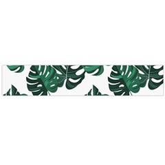 Illustrations Monstera Leafes Large Premium Plush Fleece Scarf 