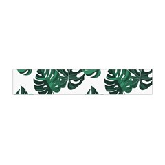 Illustrations Monstera Leafes Premium Plush Fleece Scarf (mini) by anzea