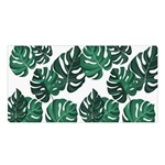 Illustrations Monstera Leafes Satin Shawl 45  x 80  Front