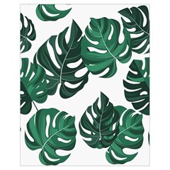 Illustrations Monstera Leafes Drawstring Bag (small) by anzea