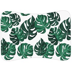 Illustrations Monstera Leafes Velour Seat Head Rest Cushion