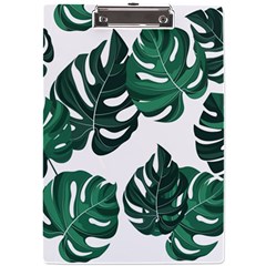 Illustrations Monstera Leafes A4 Acrylic Clipboard by anzea