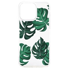 Illustrations Monstera Leafes Iphone 15 Pro Max Tpu Uv Print Case