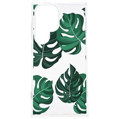 Illustrations Monstera Leafes Samsung Galaxy S24 Plus 6 7 Inch Tpu Uv Case