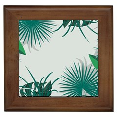 Illustrations Foliage Background Border Framed Tile by anzea