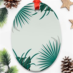 Illustrations Foliage Background Border Ornament (oval)