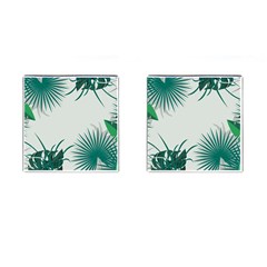 Illustrations Foliage Background Border Cufflinks (square)