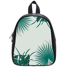 Illustrations Foliage Background Border School Bag (small)