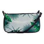 Illustrations Foliage Background Border Shoulder Clutch Bag Front