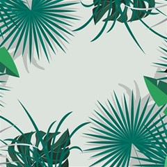 Illustrations Foliage Background Border Play Mat (square) by anzea