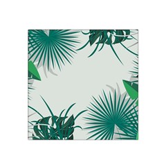 Illustrations Foliage Background Border Satin Bandana Scarf 22  X 22 