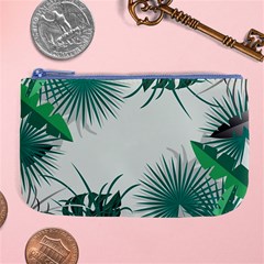 Illustrations Foliage Background Border Large Coin Purse by anzea