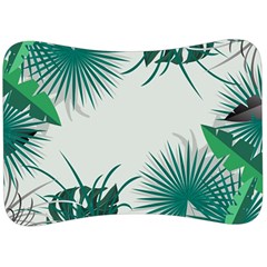 Illustrations Foliage Background Border Velour Seat Head Rest Cushion