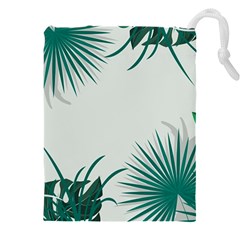 Illustrations Foliage Background Border Drawstring Pouch (5xl)