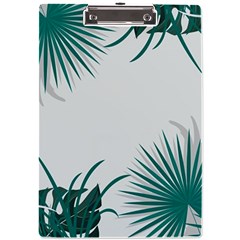 Illustrations Foliage Background Border A4 Acrylic Clipboard by anzea