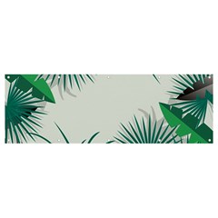 Illustrations Foliage Background Border Banner And Sign 12  X 4  by anzea